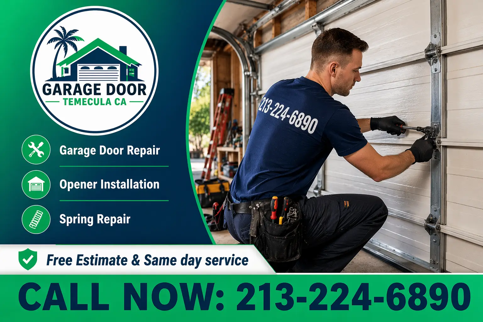Garage Door Temecula CA | Opener & Spring Repair Service