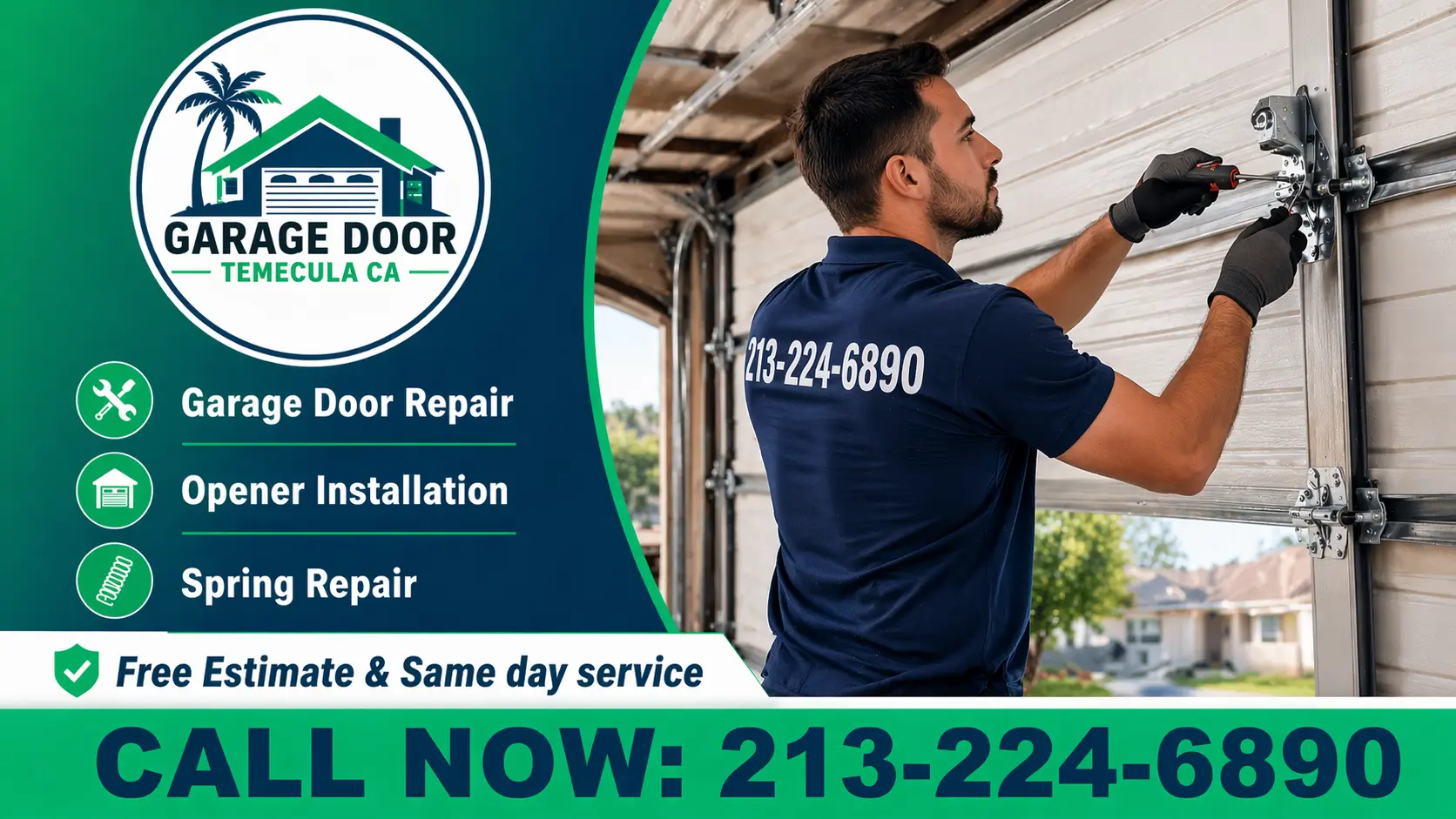 Garage Door Temecula CA | Opener & Spring Repair Service